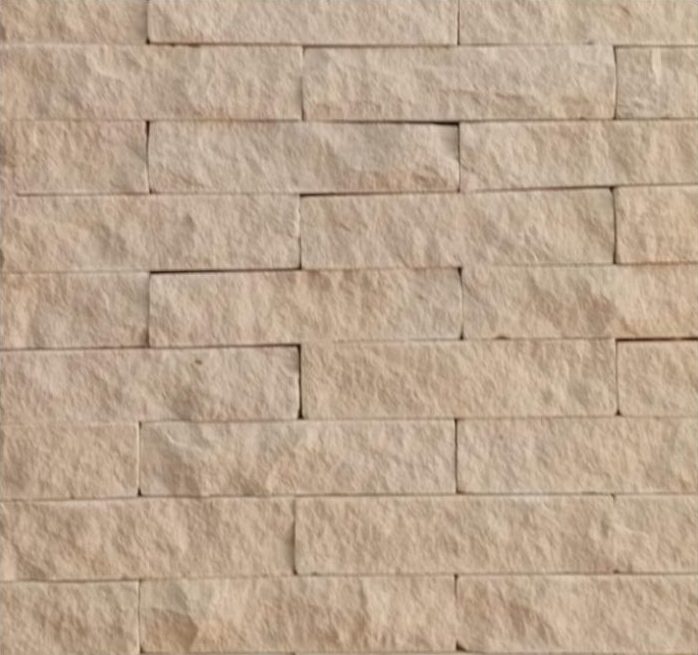 Pierre naturelle Beige Taza pour façade et aménagement